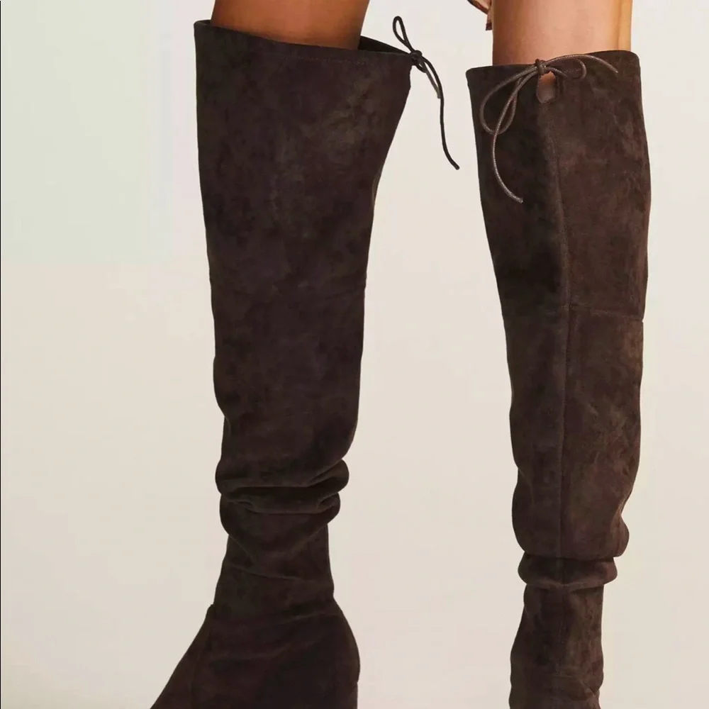 Anthropologie “Silent D” Over the Knee Boots size 10 🌟Host Pick